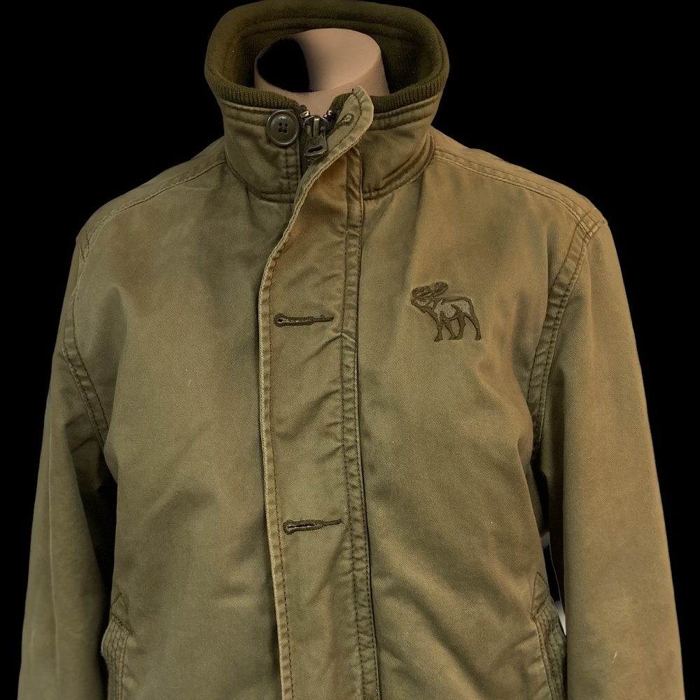 Abercrombie & Fitch Boys  faux fur lined jacket